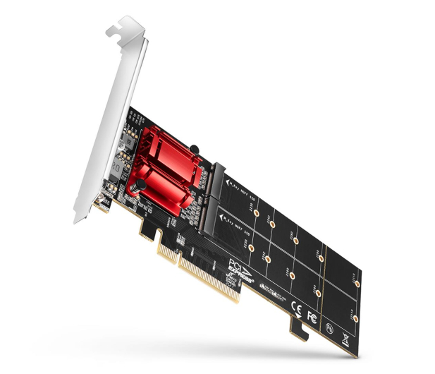 AXAGON PCEM2-ND PCIE 2X NVME M.2 ADAPTER - 1139506 - zdjęcie 2